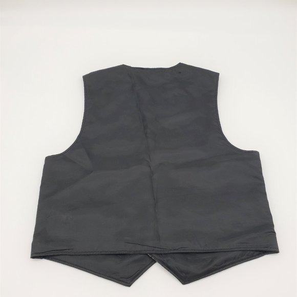 Boys Dress Suit Vest Gray Plaid 4 Buttons with Pockets Size 5 - Picture 3 of 6